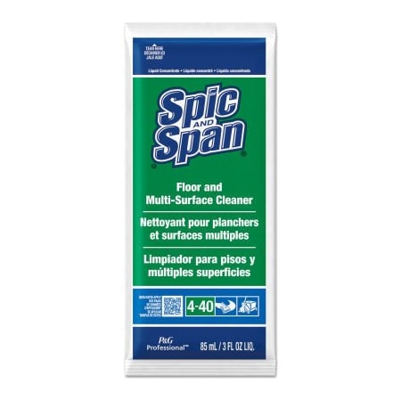 Procter & Gamble Spic And Span Floor and Multi-Surface Cleaner, 3 oz. Pack, 45 Packs - 02011 PGC 02011